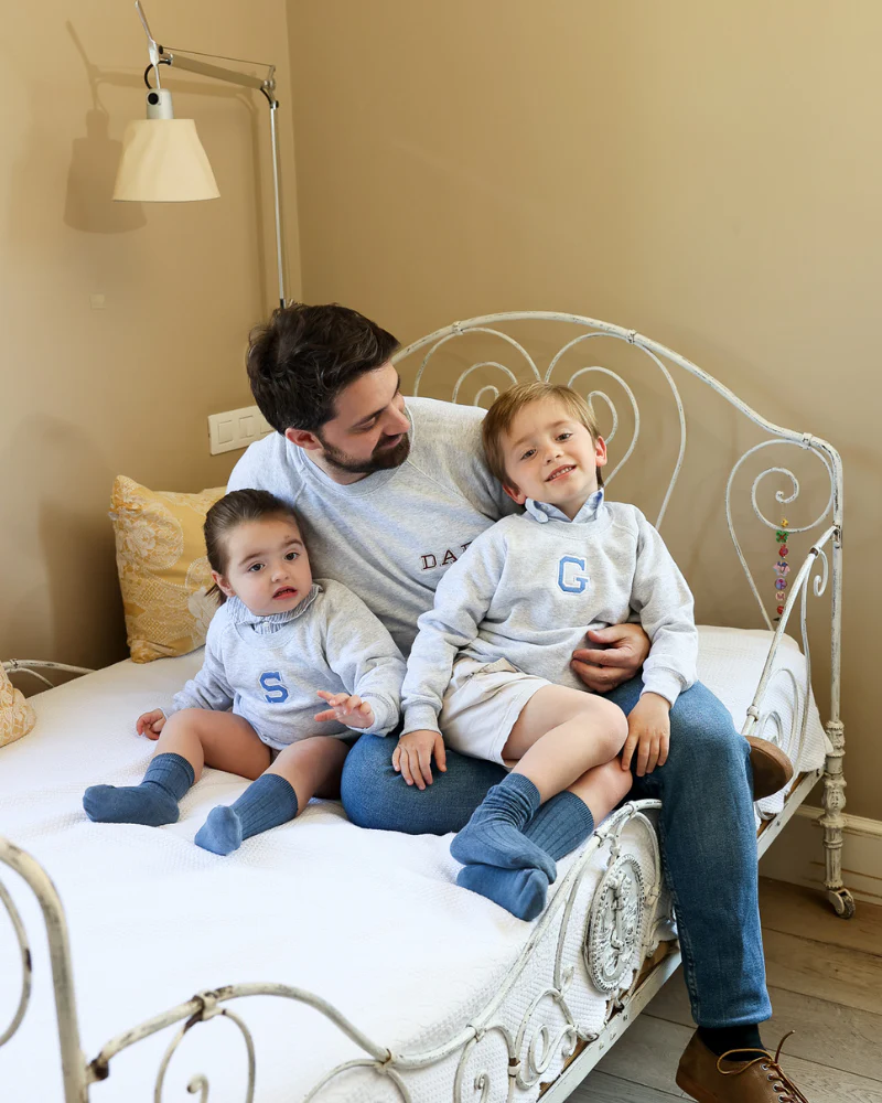 Sudadera personalizada niño inicial grande - Imagen 4