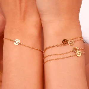 Pulsera inicial acero