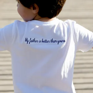 Camiseta personalizada frase niño (3M a 14 años)