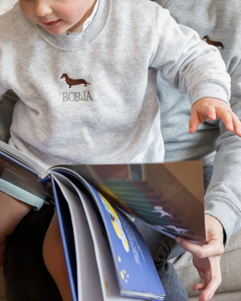 Sudadera personalizada Dachshund Niño - Imagen 2