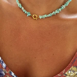 Collar Eternity Amazonita Irregular