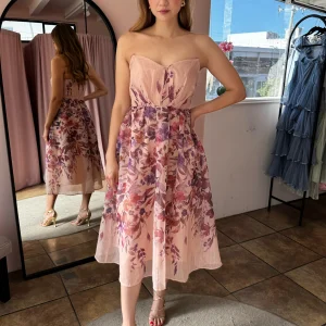 Vestido ampon straple