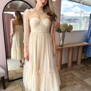 Vestido Tul Puntos