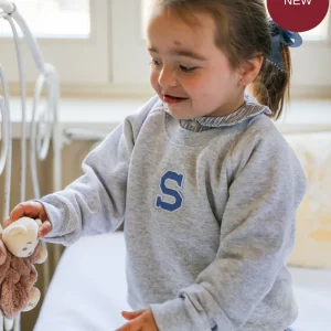 Sudadera personalizada niño inicial grande