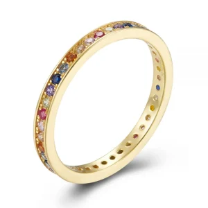 Anillo mini multicolor