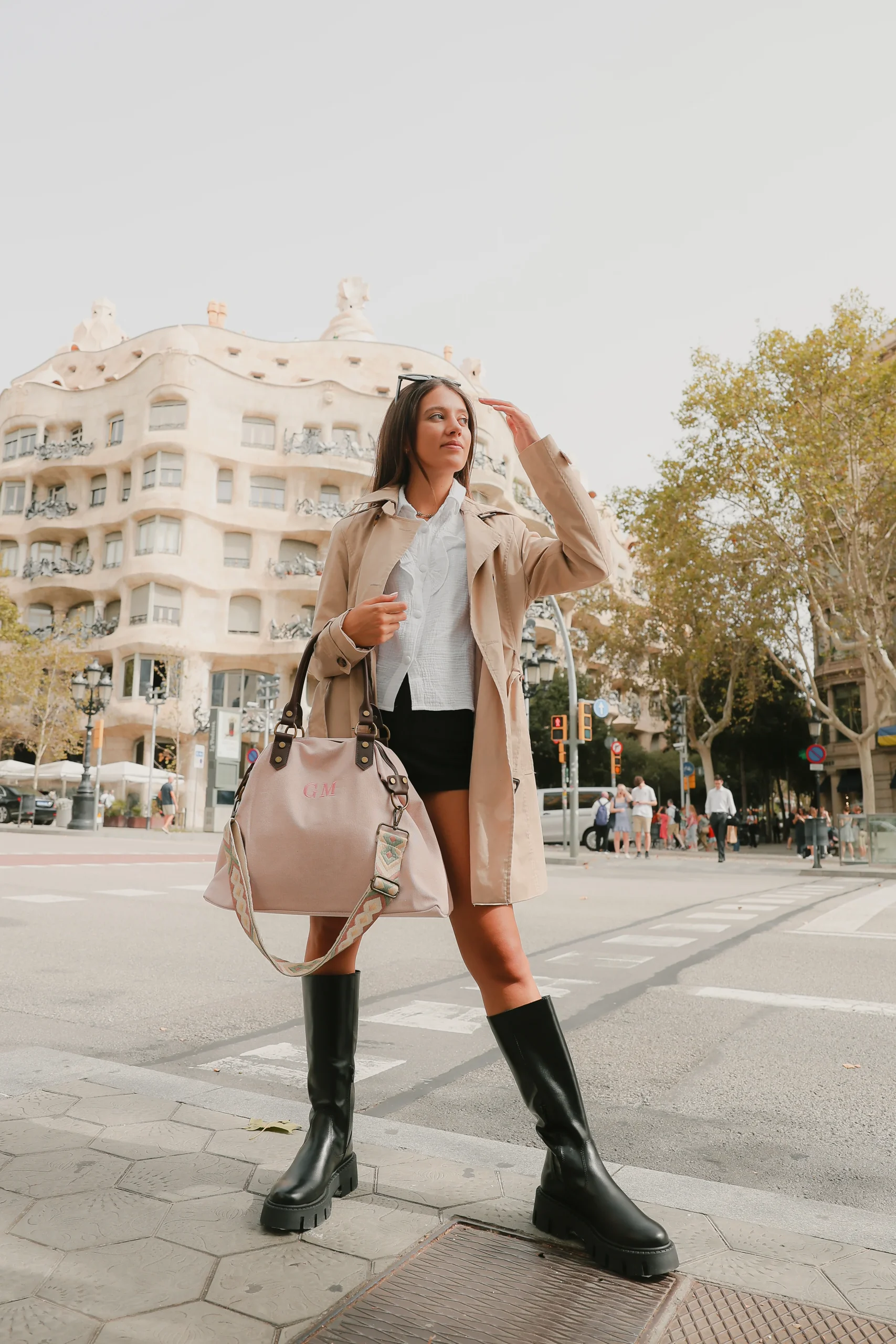 Bolso Federica Rosa Palo
