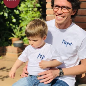 PACK CAMISETA HOMBRE + CAMISETA NIÑO PERSONALIZADAS