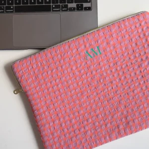 Funda personalizada Vichy orange