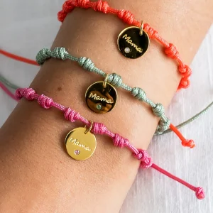 Pulsera recuerdos Mamá circonita