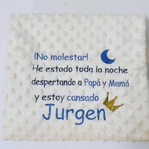 Manta Cuento " No Despertar"