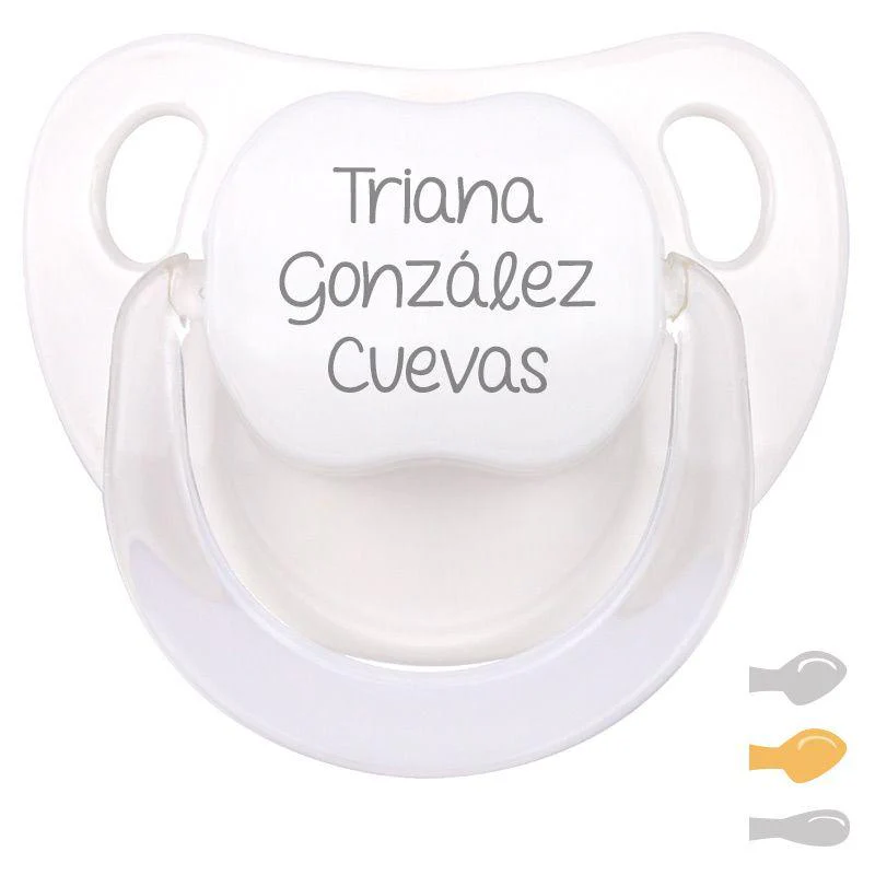 Chupete Baby Personalizado Blanco